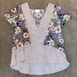 Anthropologie - En Elle - floral patterned blouse